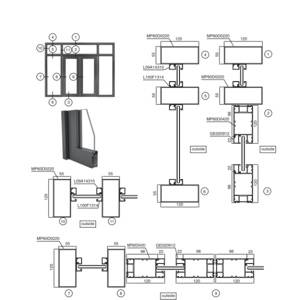 Cửa thủy lực hệ MP60D