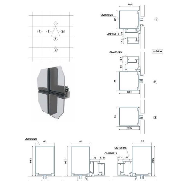 Mặt dựng hệ QM46
